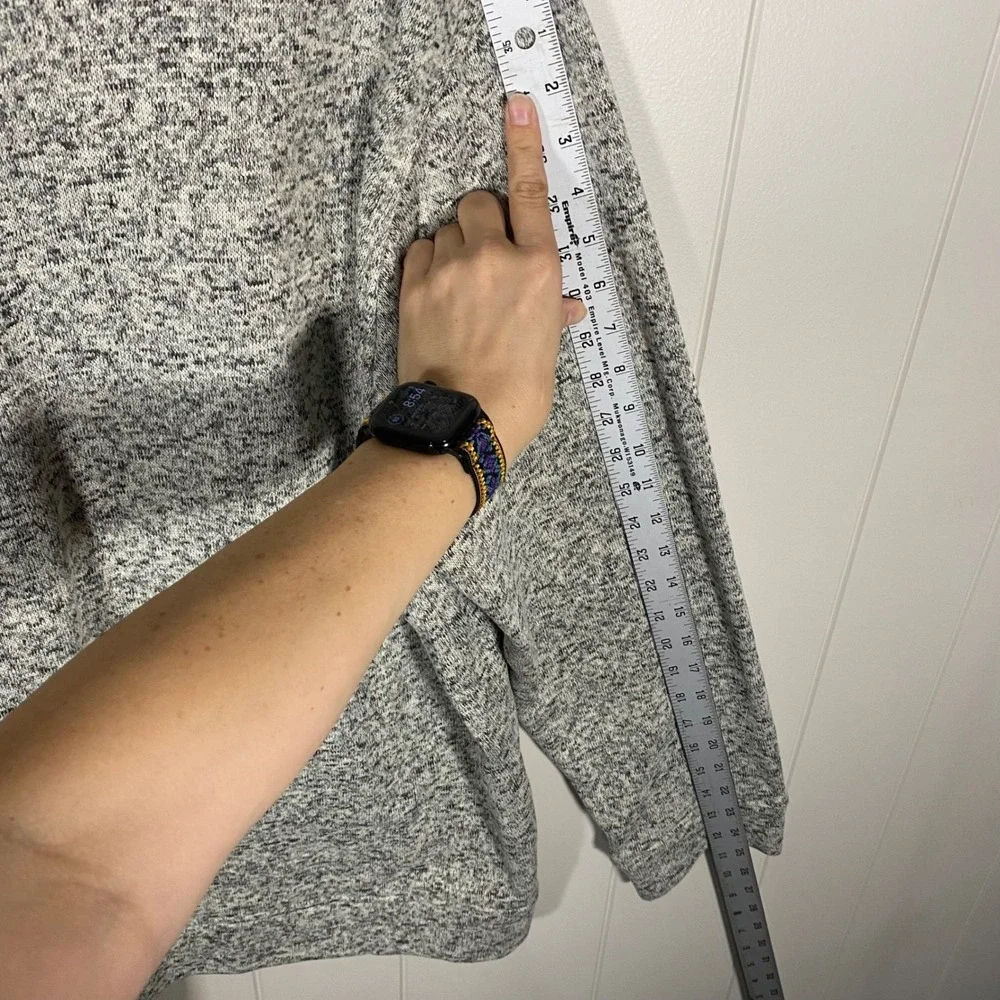 Eddie Bauer Men's Radiator Fleece Snap Mock Pullover Sweater XXL Gray Heather - Picture 13 of 13